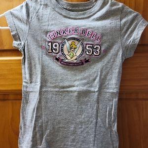 Disney tinkerbell embroidered shirt